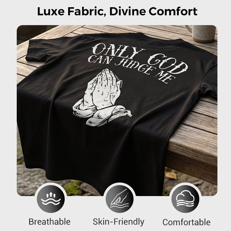 🎁2026 New Arrivals 59% OFF💥Men's Praying Hands Graphic Tee – Cotton, Casual, Symbolic, Versatile ✨