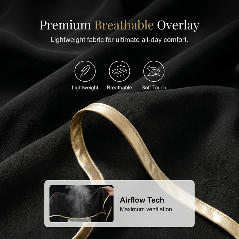 🎁2026 New Arrivals 50% OFF💥 Women's Wide-Leg Pants – Flowy, Gold Trim, Elegant, Versatile 🍂