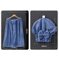Extra-Large Soft Absorbent Elastic Bathrobe & Hair Drying Cap 2-Piece Set