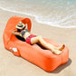 Effortless Inflation Air Lounger with Sunshade