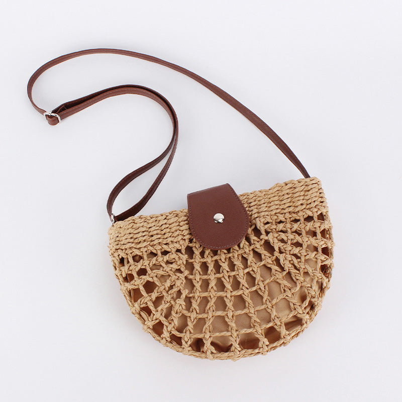 Woven Crossbody Bag for Women