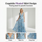 🔥2026 New Arrival ＆ Hot Sale ＆ 50％ Off🔥 Tulip Print Maxi Dress – Elegant V-Neck, Flowy, Floral 🌷