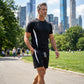 📢📢50% OFF !! ⏰Men's Waffle Knit T-Shirt & Shorts Set
