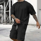 🥳SUMMER HOT SALE🥳💞50K+ SOLD!💥50% OFF! 🔥Men's Casual Short Sleeve T-Shirt Shorts Set