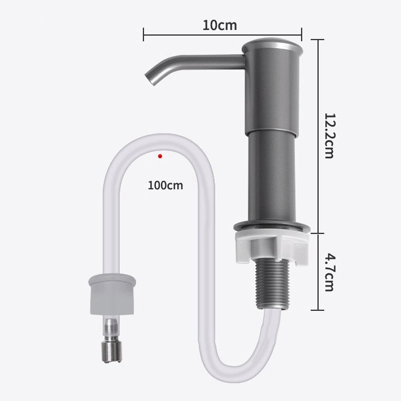 📢📢50% OFF !! ⏰Durable Built-in Kitchen Sink Soap Dispenser