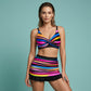 🩱 New Arrival 50% OFF🥳Women's Striped Two-Piece Swimsuit