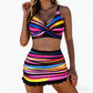 🩱 New Arrival 50% OFF🥳Women's Striped Two-Piece Swimsuit