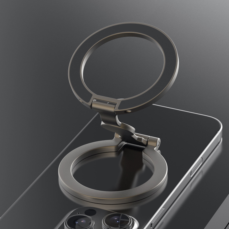 📢📢50% OFF !! ⏰ Foldable Magnetic Ring Phone Mount – Strong hold, 360° rotation & ultra-thin – perfect for car vent, desk or handheld grip 🚗