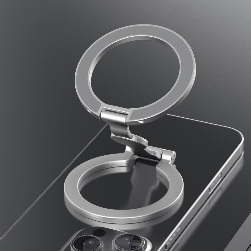 📢📢50% OFF !! ⏰ Foldable Magnetic Ring Phone Mount – Strong hold, 360° rotation & ultra-thin – perfect for car vent, desk or handheld grip 🚗