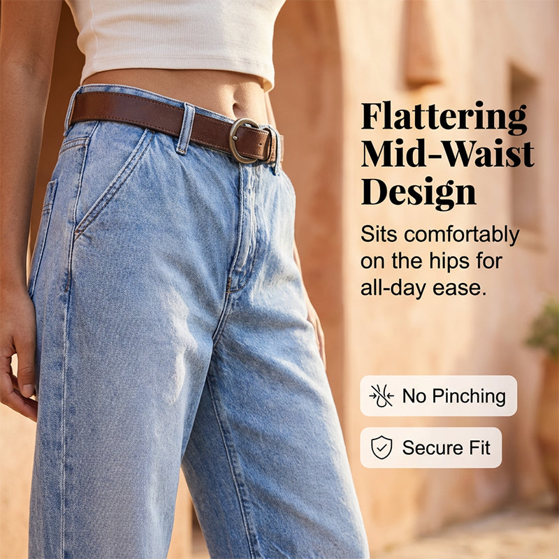 👖 50% OFF NOW! 🎁 Women's High Waisted Cropped Barrel Jeans – 2026 New Arrivals & Hot Sale – Curve-friendly, relaxed fit & perfect for a trendy casual look 👟