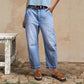 👖 50% OFF NOW! 🎁 Women's High Waisted Cropped Barrel Jeans – 2026 New Arrivals & Hot Sale – Curve-friendly, relaxed fit & perfect for a trendy casual look 👟