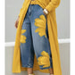 🔥2026 New Arrival ＆ Hot Sale ＆ 50％ Off🔥Artistic Flower Wide-Leg Jeans for Women💙