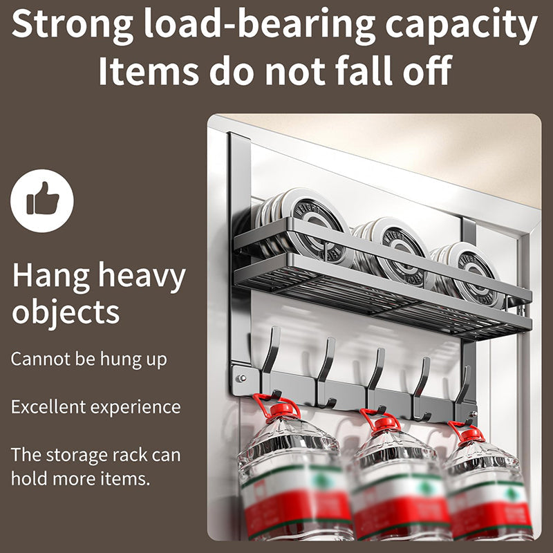 📢📢50% OFF !! ⏰ Over The Door Hooks with Storage Basket