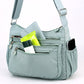 💞60K+ SOLD!🎒 Lightweight Crossbody Bag – Multi-Pocket Nylon Shoulder Purse, Water-Resistant, Adjustable Strap – Perfect for Travel, Daily Commute (Black, Dark Blue, Blue-Green, Dark Purple)