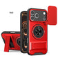 ✨ 4-in-1 Protective Case – Slider, Ring Holder, Magnet, 5 Colors 🔧