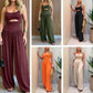 👗 LIMITED-TIME 50% OFF! ✨ Sleeveless Cutout Wide-Leg Jumpsuit with Adjustable Back Tie – Alluring, Flowy, Sophisticated 🌴