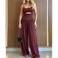 👗 LIMITED-TIME 50% OFF! ✨ Sleeveless Cutout Wide-Leg Jumpsuit with Adjustable Back Tie – Alluring, Flowy, Sophisticated 🌴