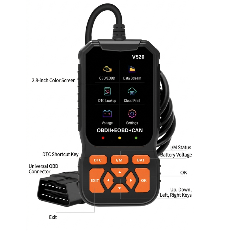 🔥HOT SALE🔥Universal OBD2 Scanner Car Code Reader