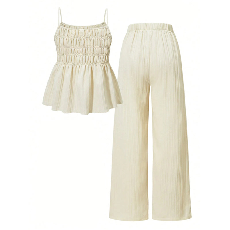 👗 50% OFF NOW! 🎁 Women's Casual Cami Top & Wide-Leg Pants Set – Flowy & breathable – Perfect for summer, beach or casual chic – stylish and lightweight 🌸✨