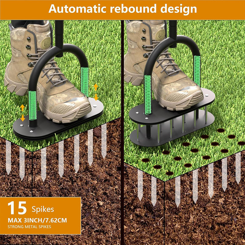🔥 50% OFF on selected products🎉💐 50% OFF NOW!   Heavy-Duty Manual Lawn Coring Aerator