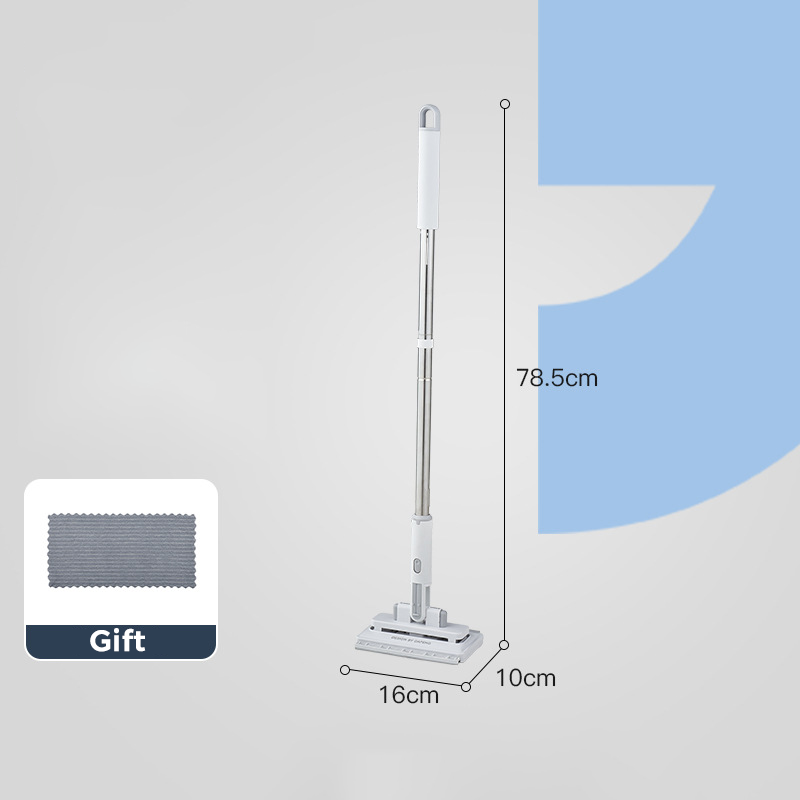 🧹 Retractable Snap Grip Mini Flat Mop | Extendable Handle, Compact & Easy Storage  ✅