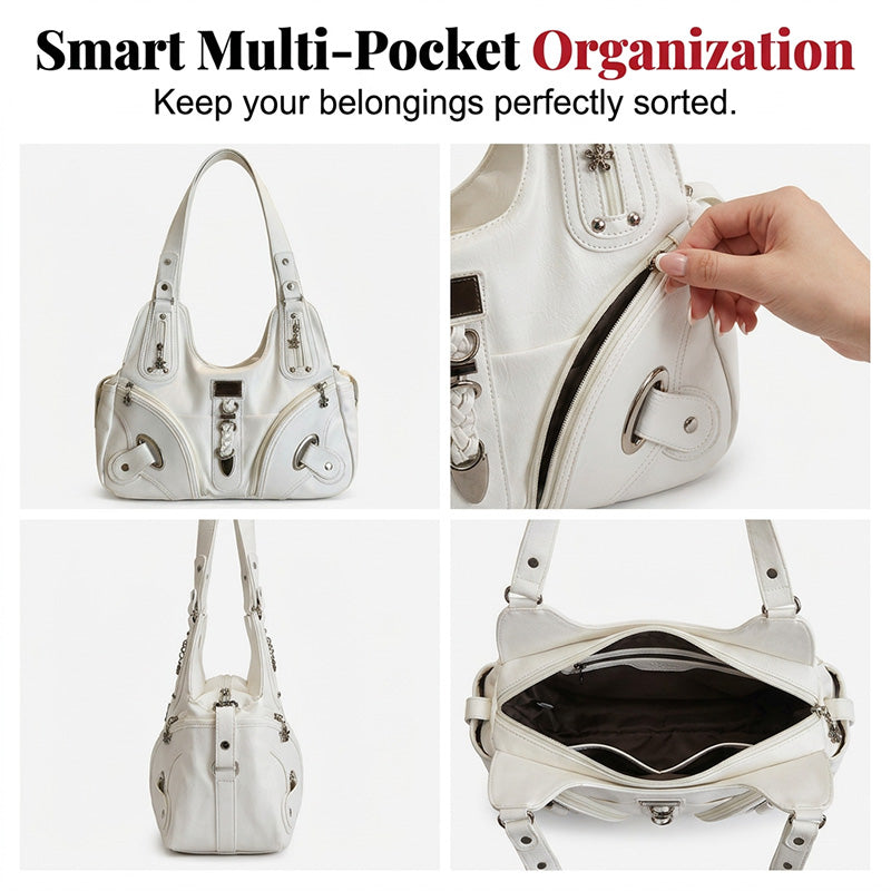 Women's PU Leather Commuter Shoulder Bag