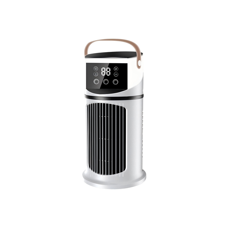 🏆LAST DAY SALE 57% OFF🔥Mist Humidifier Cold Fan, Air Cooler, 9 Speed Settings + Three-Hole Spray, 8-Hour Timer,