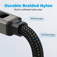 🔥🔌 4-in-1 Charging Cable with Digital Display & Keychain – Fast-Charging, Kink-Resistant & Compact