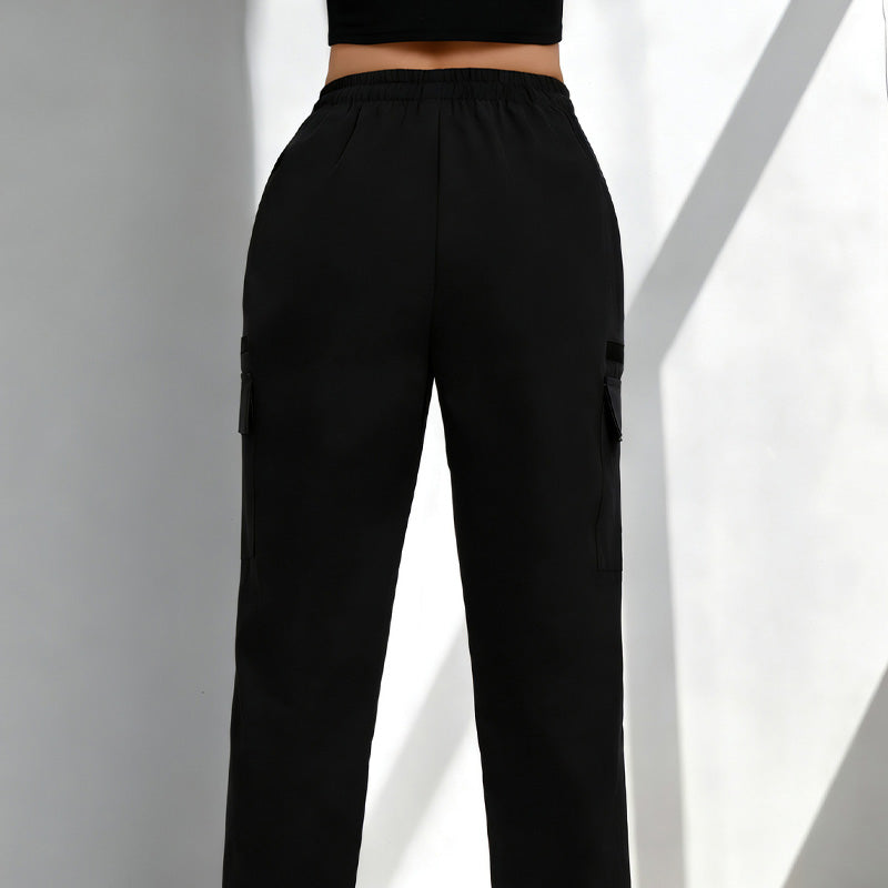 👖 50% OFF NOW! 🏆 Women's Drawstring Cargo Pants with Pockets – Lightweight, elastic cuffs & multi-functional pockets – perfect for travel, hiking or everyday casual 🔥