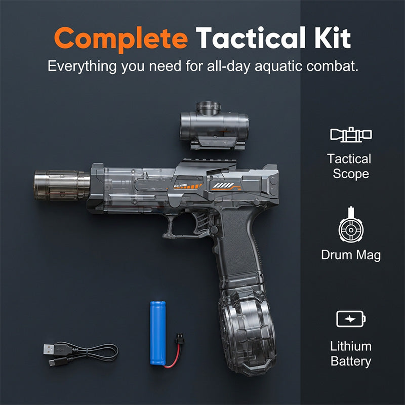 💐 50% OFF FLASH SALE! High-Capacity Electric Water Blaster – Rapid-Fire, Long-Range & Perfect for Garden Fun, Beach Days & Pool Parties 🔫💦 【Limited Time】✨