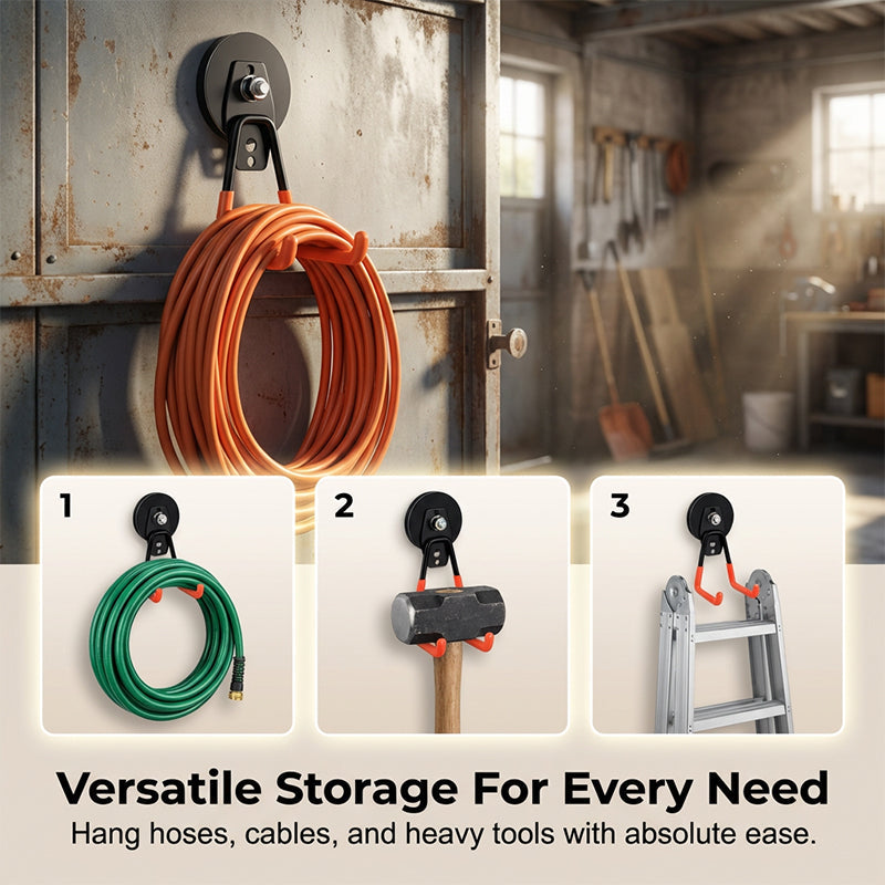 🧲 Save 50%! 🪝 Heavy-Duty Magnetic Double-Claw Hook – Strong hold & versatile ✨