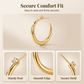 🎁2026 New Arrivals 50% OFF💥Women's Chic Tapered C‑Shaped Hoop Earrings‑Light‑Weight Daily Jewelry