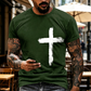 Men's Faith-Based Cross Graphic Tee