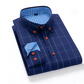 Men's Modern Fit Windowpane Shirt