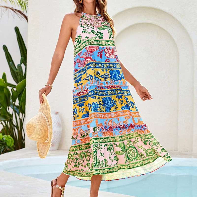 💐Women's Charming Loose Bold Print Dresses