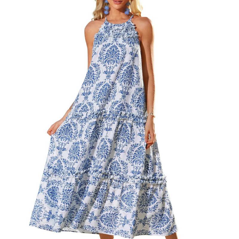 💐Women's Charming Loose Bold Print Dresses
