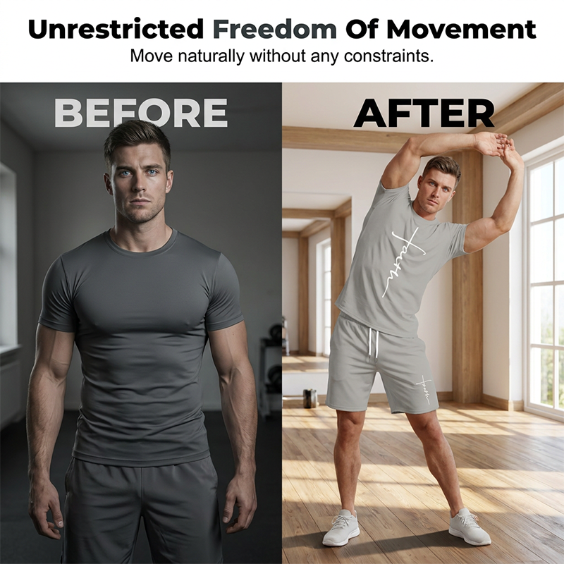 Men's Faith Graphic T-Shirt & Shorts Set