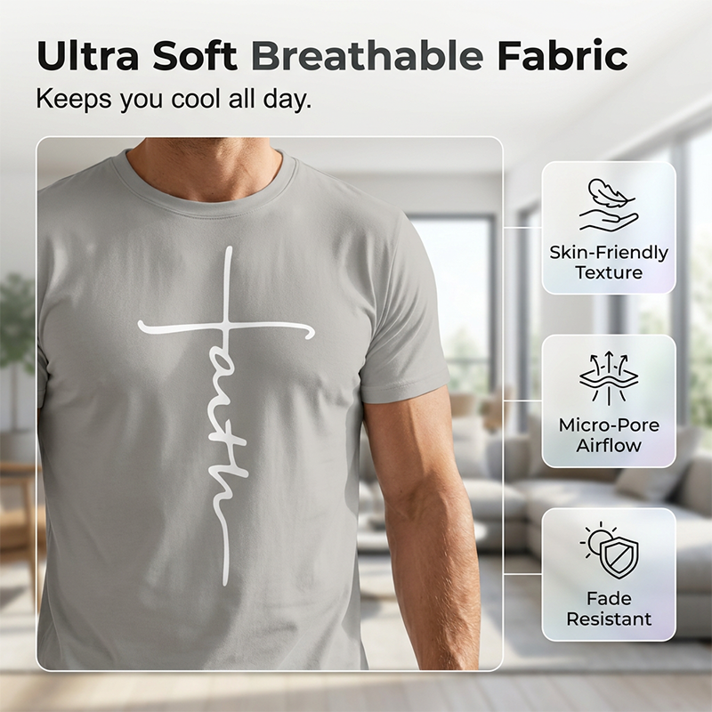 Men's Faith Graphic T-Shirt & Shorts Set