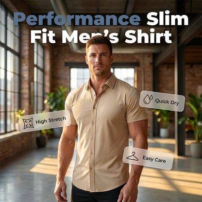 👔 50% OFF NOW! ✨ Men's Slim Fit Stretch Shirt – Soft, wrinkle-resistant & breathable – Modern cut, perfect for office or casual wear – all-day comfort and style 🔥