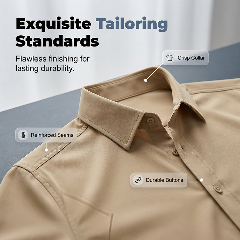 👔 50% OFF NOW! ✨ Men's Slim Fit Stretch Shirt – Soft, wrinkle-resistant & breathable – Modern cut, perfect for office or casual wear – all-day comfort and style 🔥
