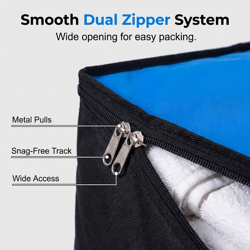 📦🧳Collapsible Storage and Moving Bag – Heavy-duty handles & zippered closure – Folds flat, perfect for moving, travel or closet organization – reusable & easy to clean 🏠