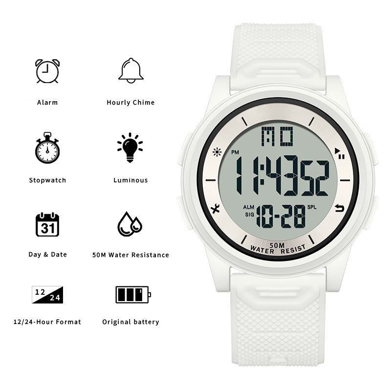 Ultra-Thin Waterproof Digital Sports Watch