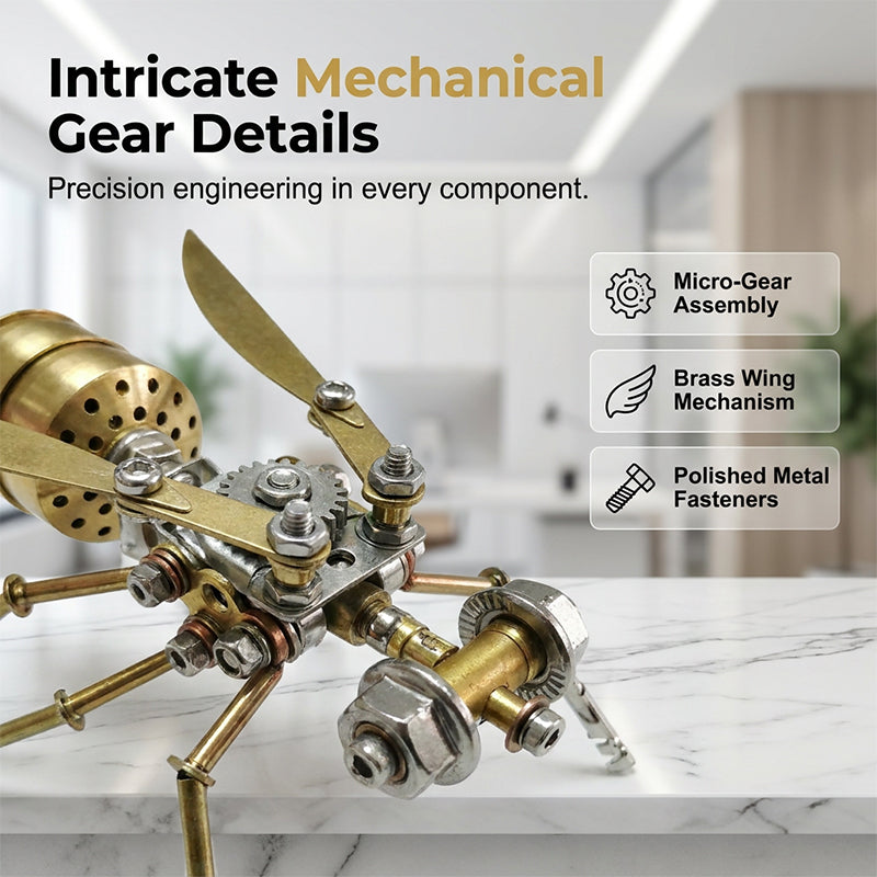 🏆LAST DAY SALE 50% OFF🔥3D Metal Bee Puzzle Assembly Model Kit