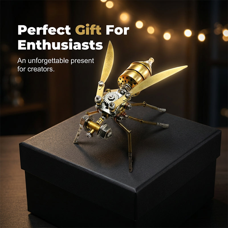 🏆LAST DAY SALE 50% OFF🔥3D Metal Bee Puzzle Assembly Model Kit