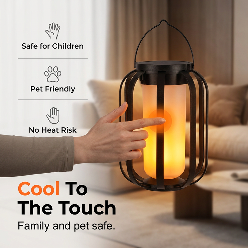 🏮 50% OFF NOW! ☀️ Solar Flickering Flame Lantern – Waterproof & auto-on – Realistic warm glow, perfect for patios, gardens or pathways – no wiring needed 🌙