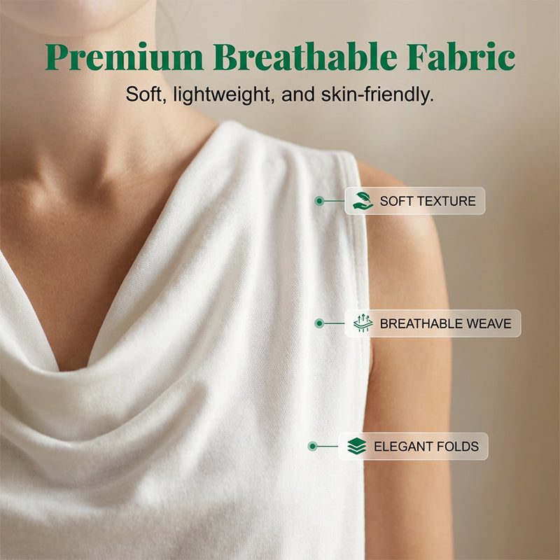 📢📢50% OFF !! ⏰Elegant Slim Fit Cowl Neck Dress