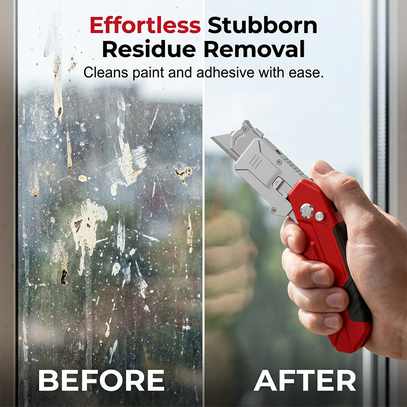 🔧 50% OFF NOW! ⏰ Multi-Functional Heavy Duty Scraper – Sharp blade & ergonomic grip – Perfect for removing stickers, paint or adhesives – durable and versatile 🛠️✨