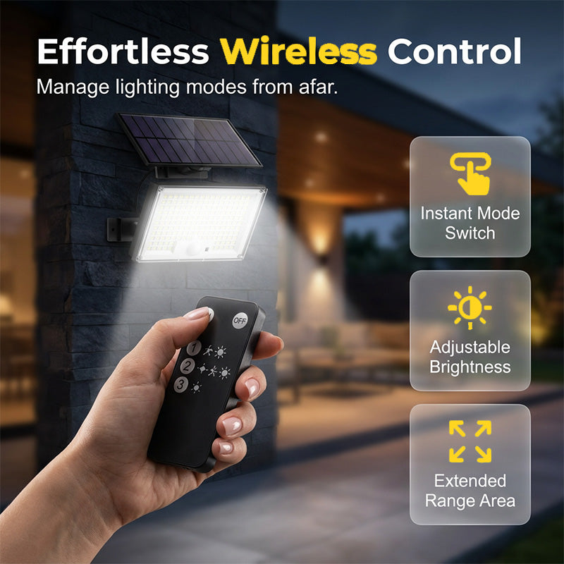 Outdoor Solar Powered Security Light