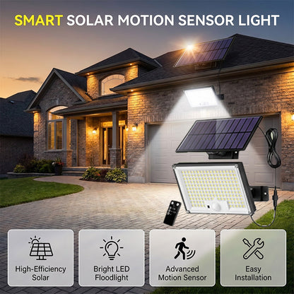 Outdoor Solar Powered Security Light