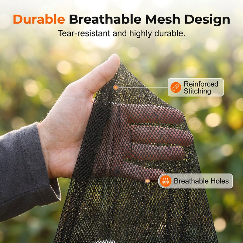 Outdoor Cooler Mesh Trash Bag Attachment